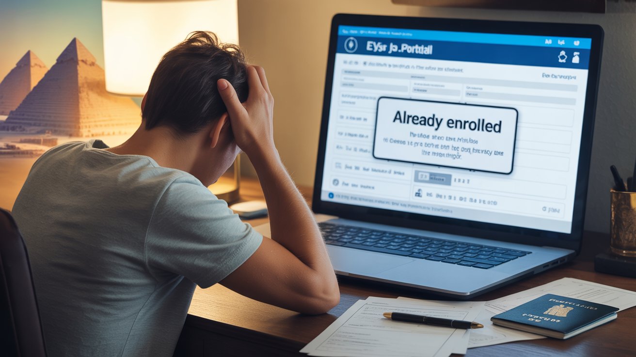Stuck on the Egypt e-Visa Portal? How to Fix the "Already Enrolled" Error
