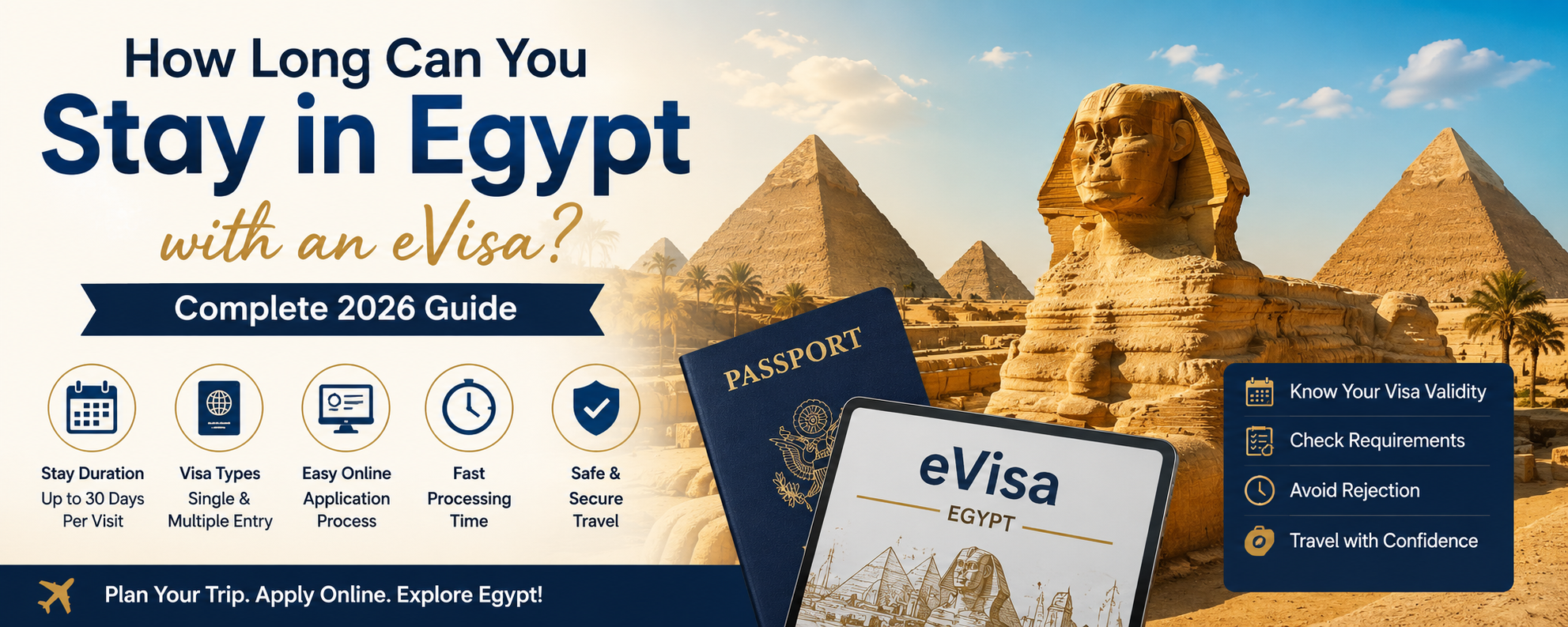 How Long Can You Stay in Egypt with an eVisa?